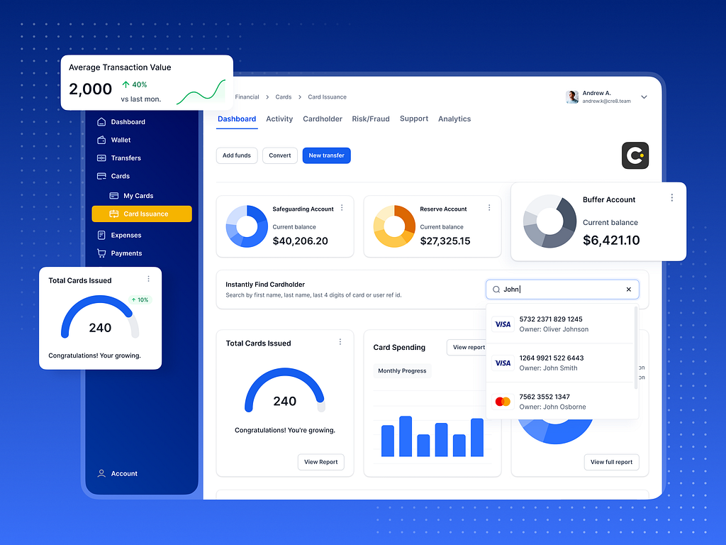 Real-time payments terminal accepting a contactless card