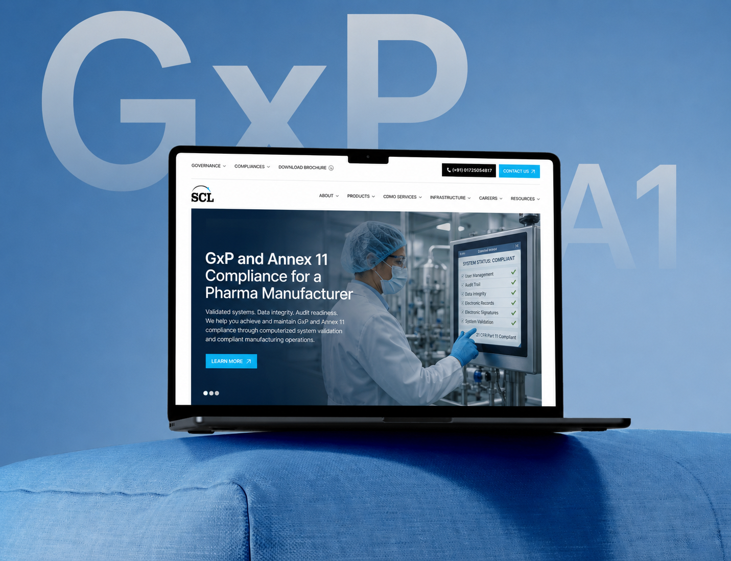 GxP and Annex 11 compliance for a pharma manufacturer