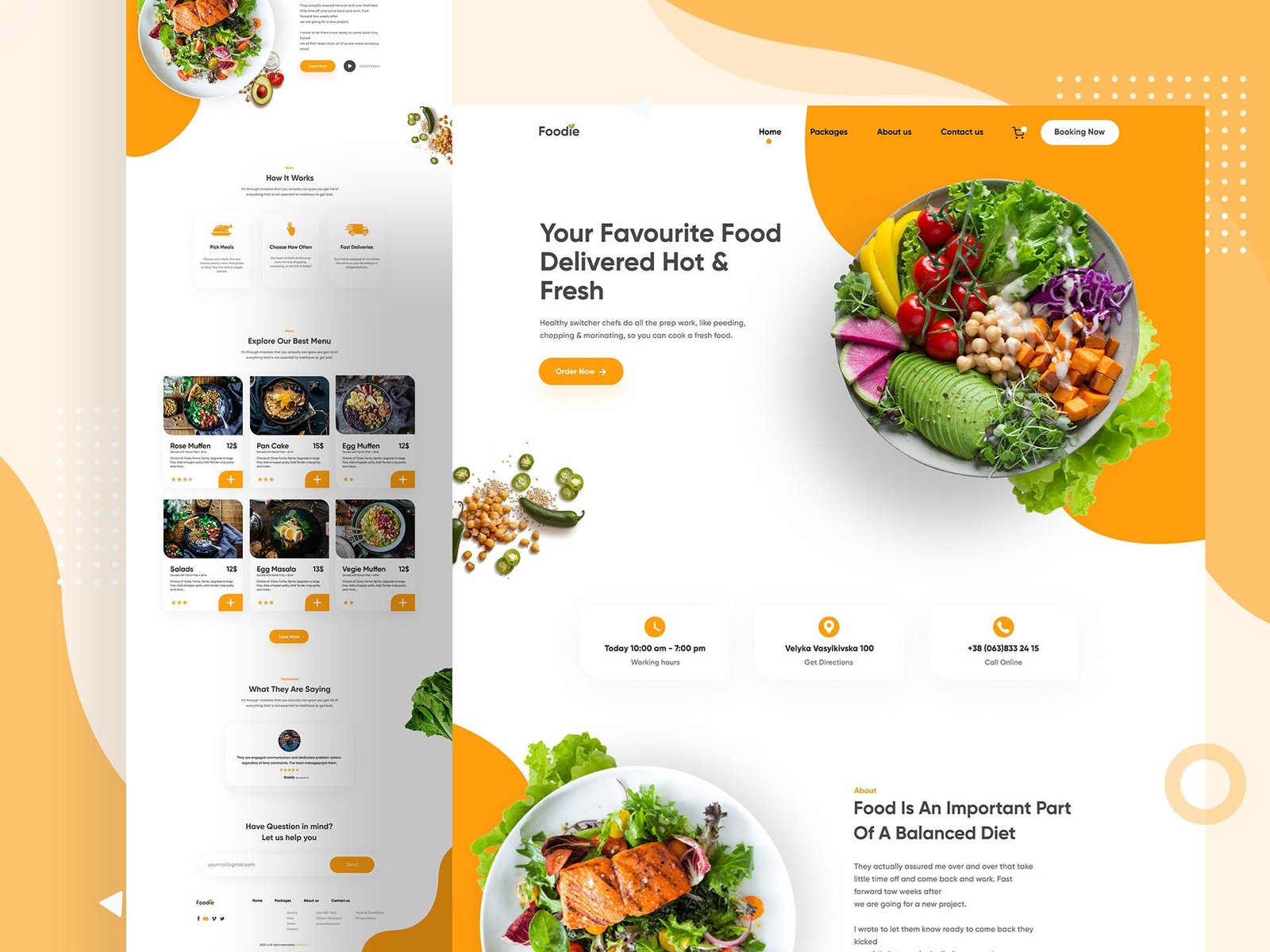 End-to-end automation for a food-delivery platform