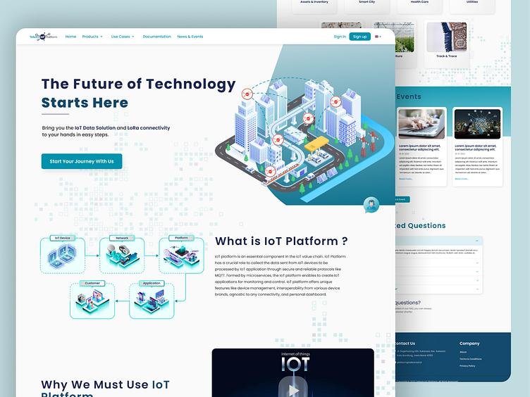 Throughput testing for an IoT data platform