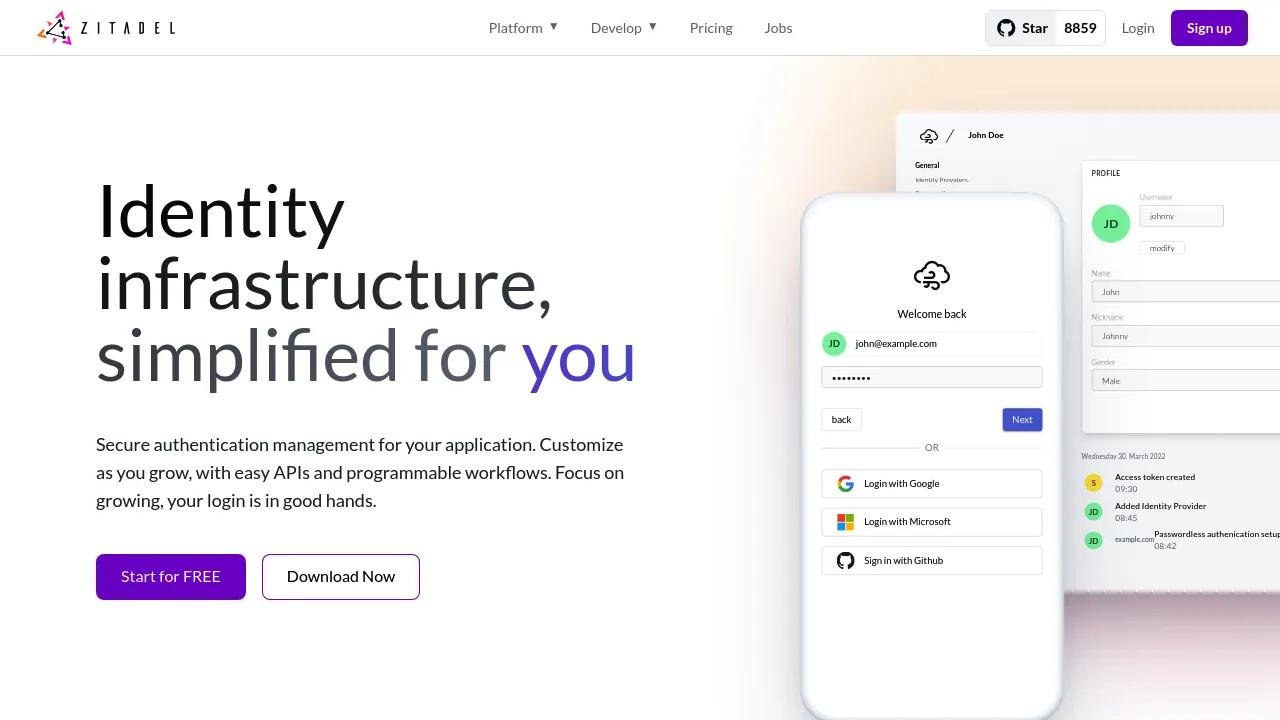 Authentication and access-control testing for an identity platform