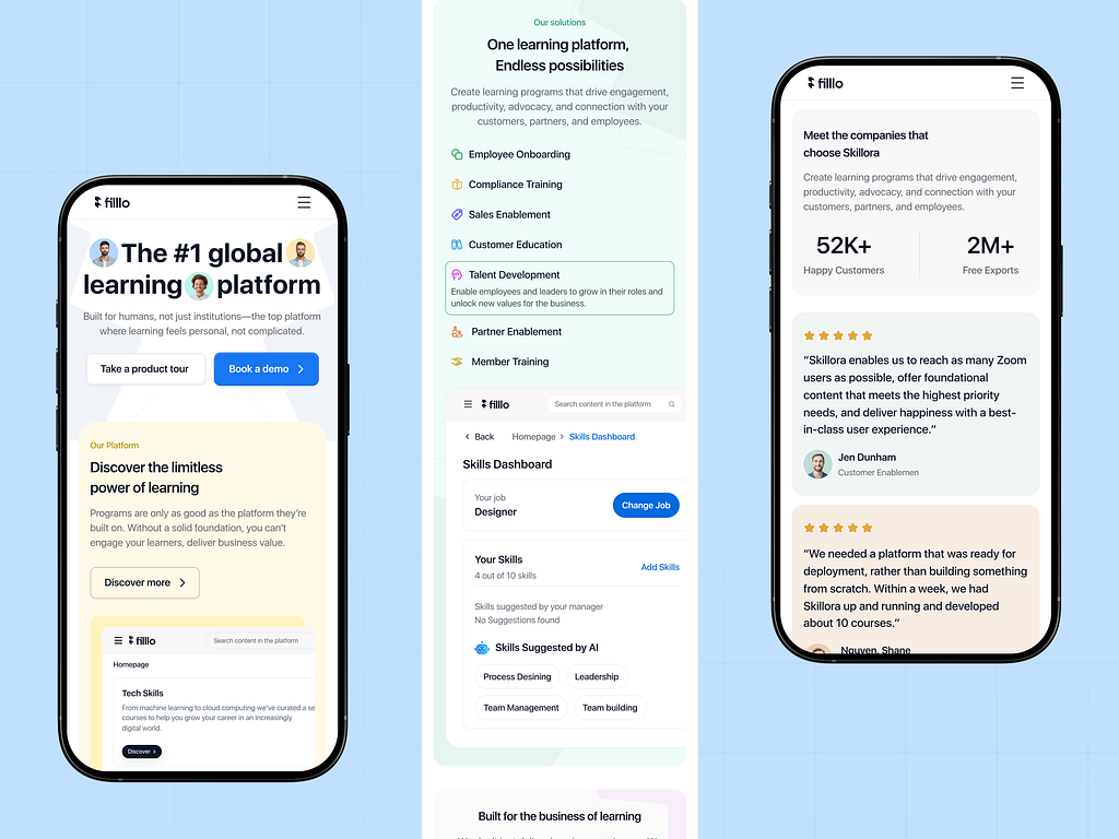 Usability and accessibility testing for a mobile learning platform